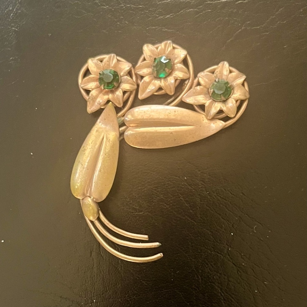 Vintage Copper Brooch